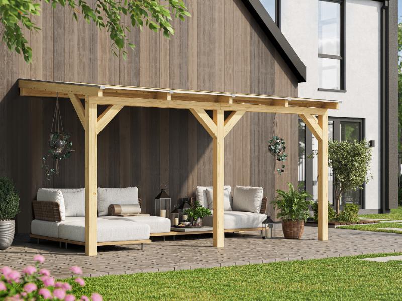 Weka Terrassenüberdachung 672 Größe 1