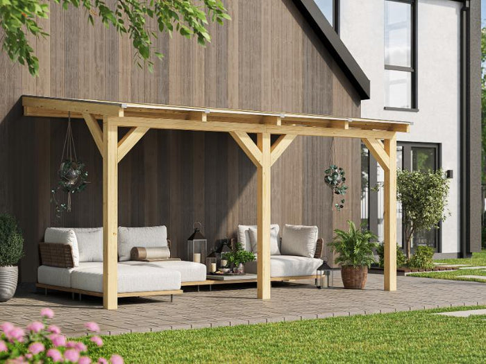 Weka Terrassenüberdachung 672 Größe 1