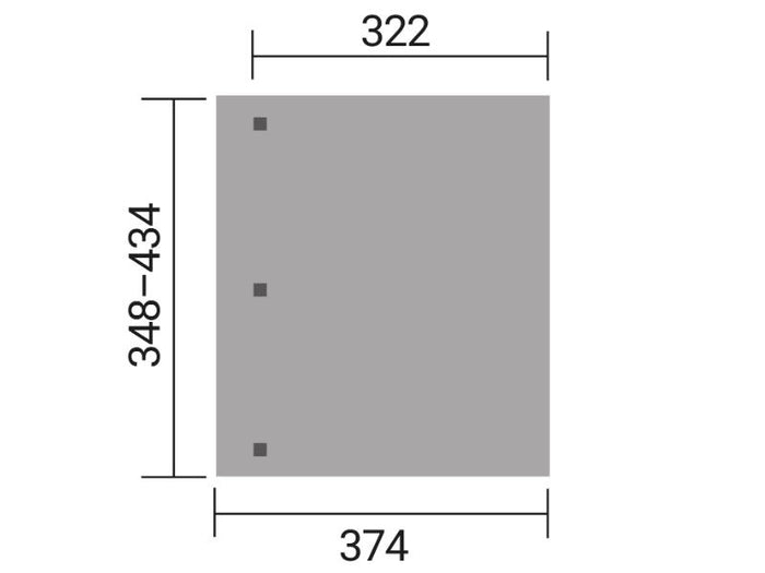 Weka Terrassenüberdachung 672 Größe 3