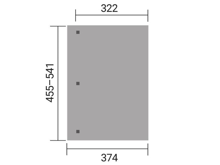 Weka Terrassenüberdachung 672 Größe 4