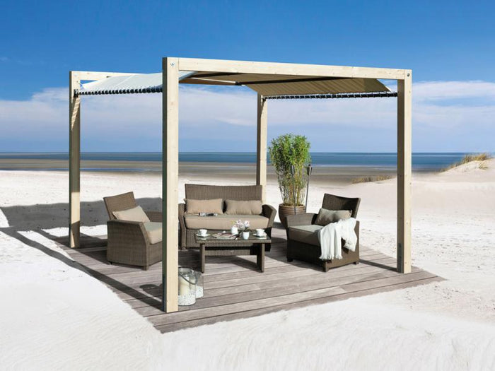 Weka Überdachung Gartenoase 235 Leimholz