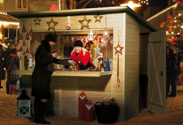 Weka Verkaufshaus / Marktstand 19 mm, ohne Fußboden