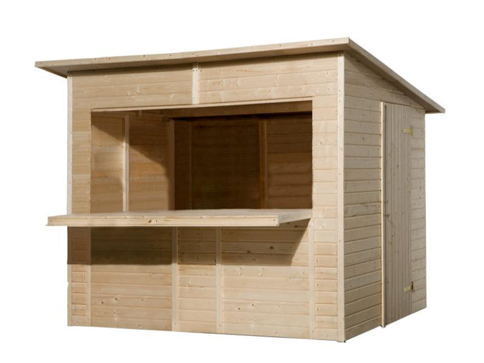 Weka Verkaufshaus / Marktstand 19 mm, ohne Fußboden