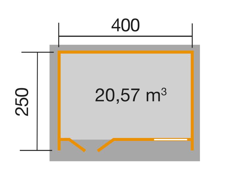 Weka Weekendhaus/Home-Office 709 Gr. 1, 70 mm