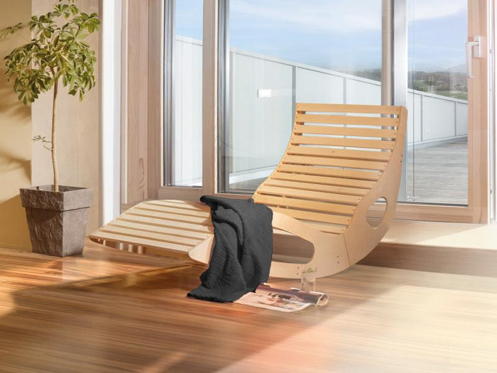 Weka Wellnissage-Komfort-Liege inkl. Saunabadetuch