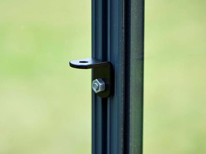 Winkelbeschläge schwarz, 10 stück