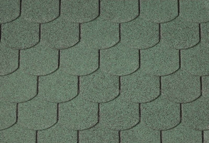 Wolff Dachschindeln Biberschwanz grün