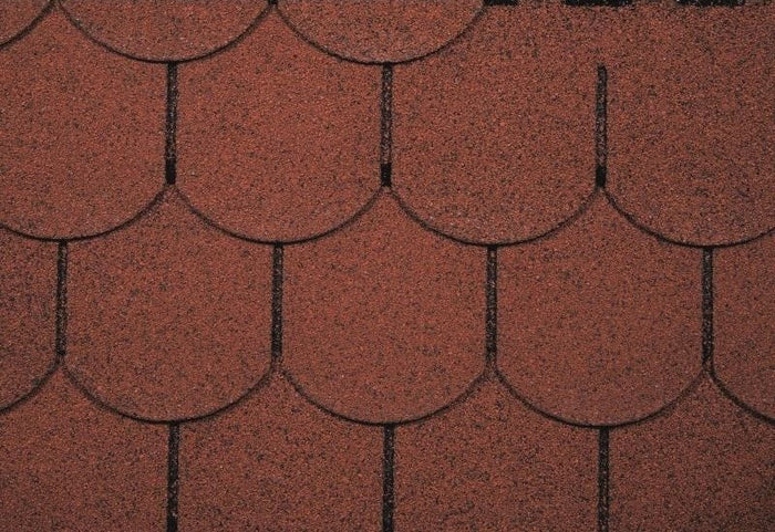 Wolff Dachschindeln Biberschwanz rot 11 Pak.