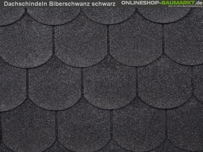 Wolff Dachschindeln Biberschwanz schwarz 20 Pakete