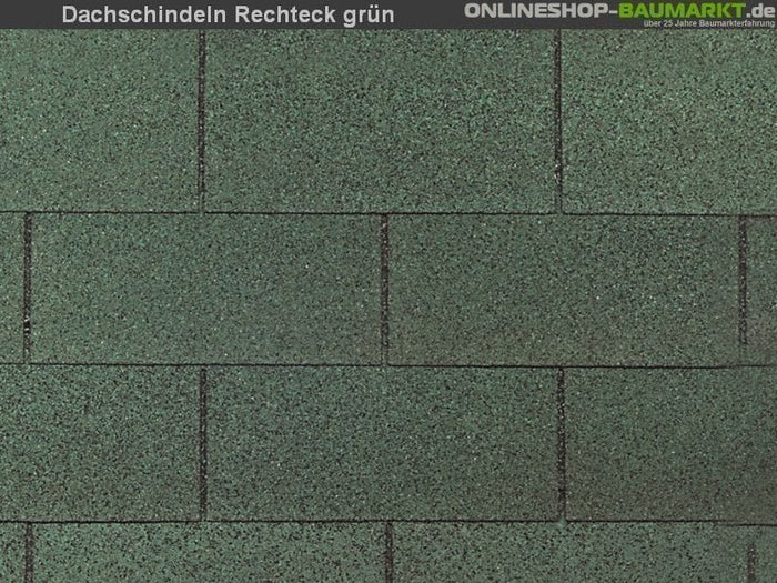 Wolff Dachschindeln Rechteck grün 26 Pakete