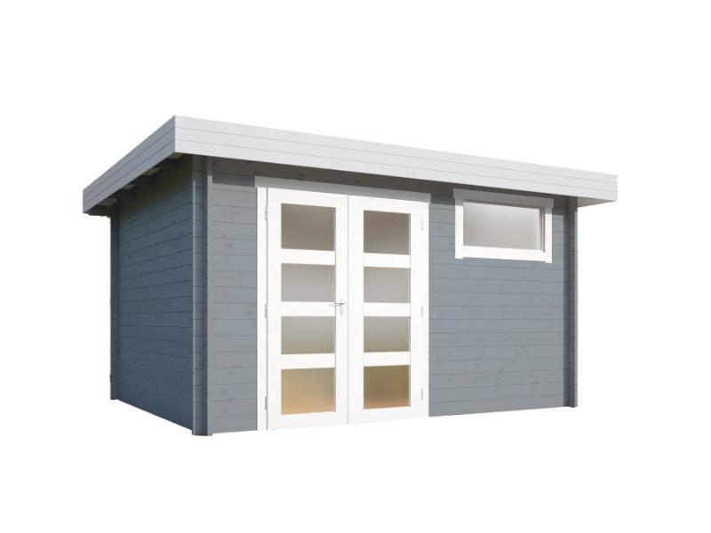 Wolff Finnhaus Aktionshaus Lille A Hellgrau inkl. Fußboden