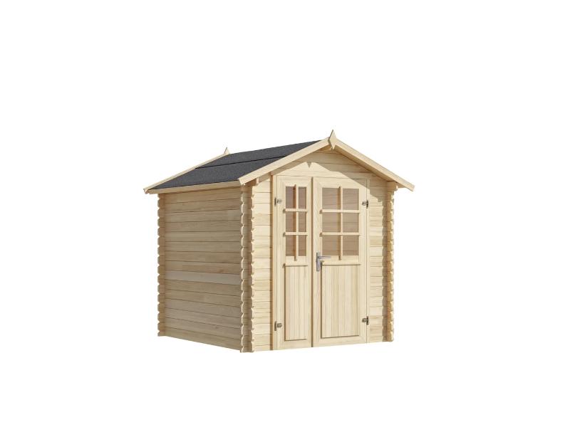 Wolff Finnhaus Aktionshaus Lyon A 28 mm natur, inkl. Fußboden