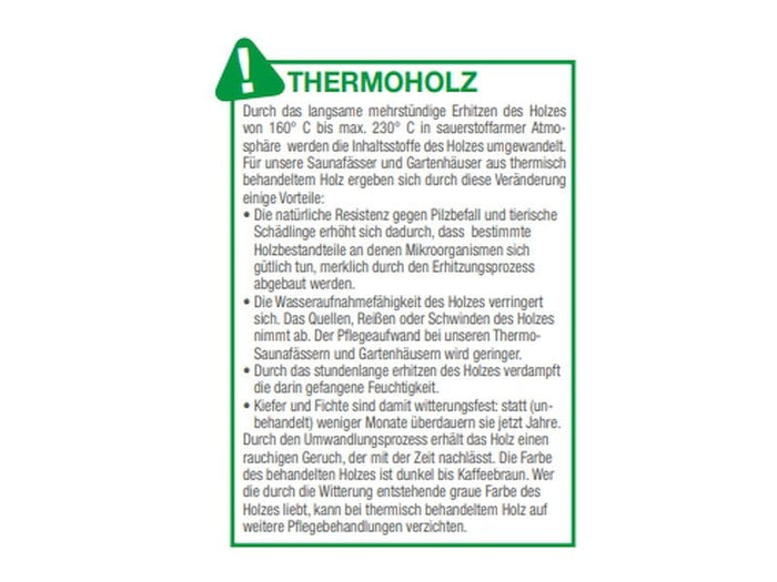 Wolff Finnhaus Badebottich Hot Tub de luxe 200 cm mit grauem GFK-Einsatz, integriertem Außenofen und