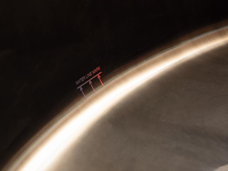 Wolff Finnhaus Badebottich Typ 1, cremeweißer Einsatz, Anstrich Anthrazit, integrierter Edelstahlofe