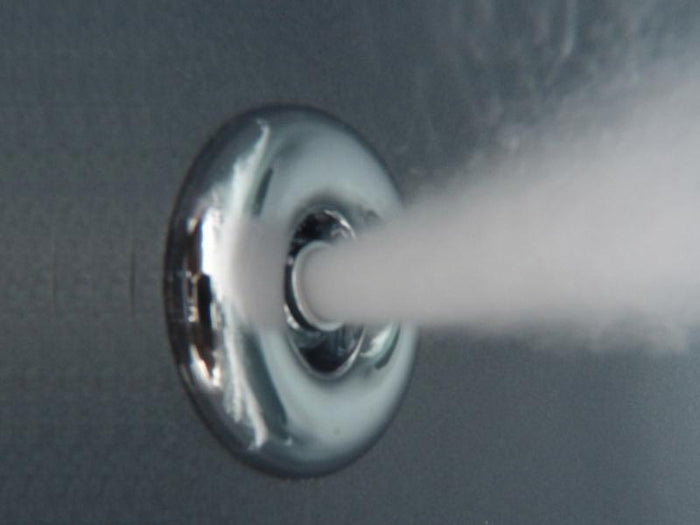 Wolff Finnhaus Badebottich Typ 4, cremeweißer Einsatz, Anstrich Pinie, integrierter Edelstahlofen, i