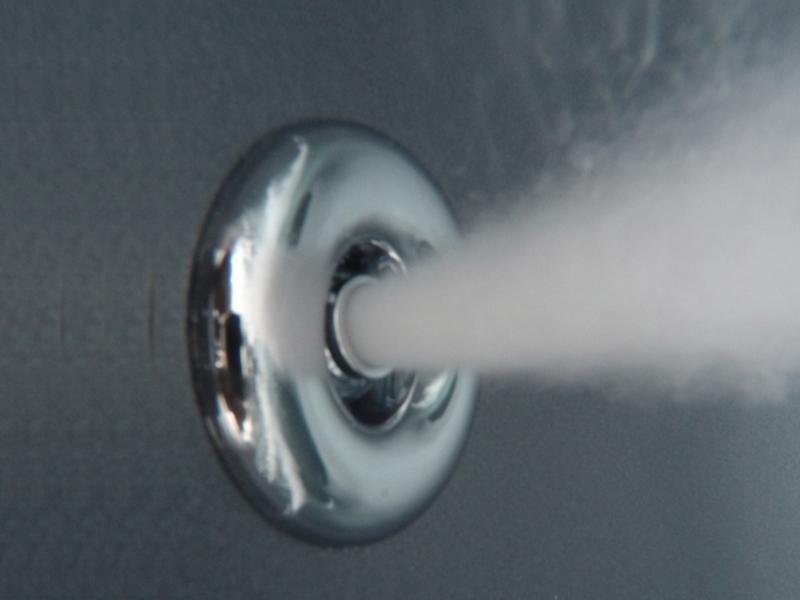 Wolff Finnhaus Badebottich Typ 5, schwarzer Einsatz, Thermoholz, integr. Edelstahlofen, inkl. Wasser