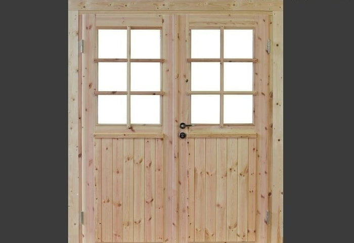 Wolff Finnhaus Doppeltür Hero 58 Isoliert