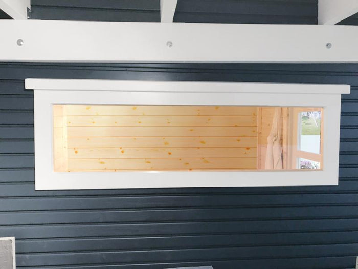 Wolff Finnhaus Einzel-Fenster weiß festehend