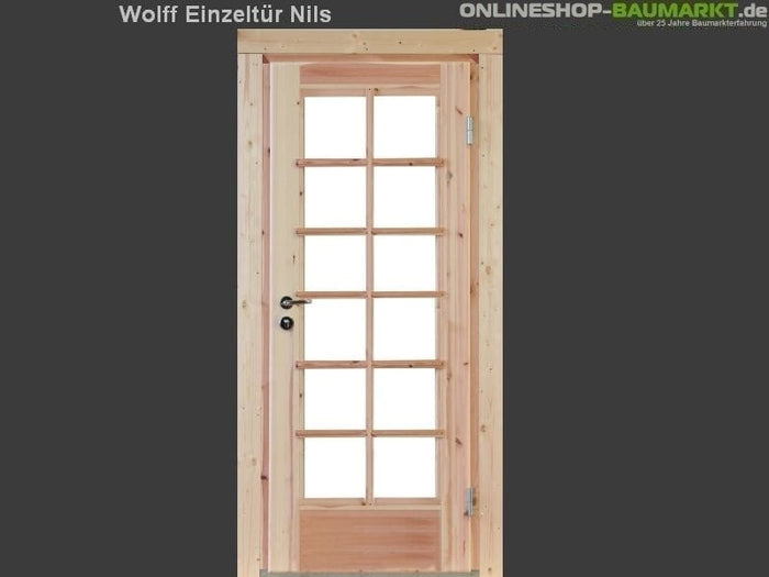 Wolff Finnhaus Einzeltür Nils XL 58 isoliert