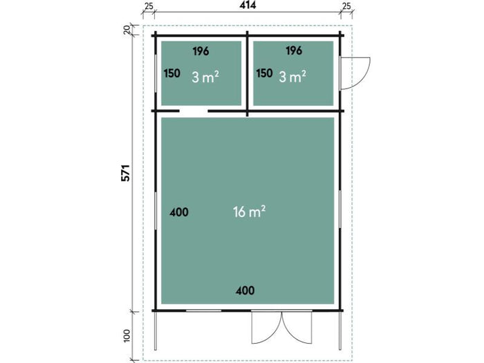 Wolff Finnhaus Ferienhaus Göteborg 70-B Klassik