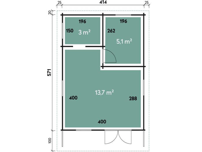 Wolff Finnhaus Ferienhaus Göteborg 70-D Klassik