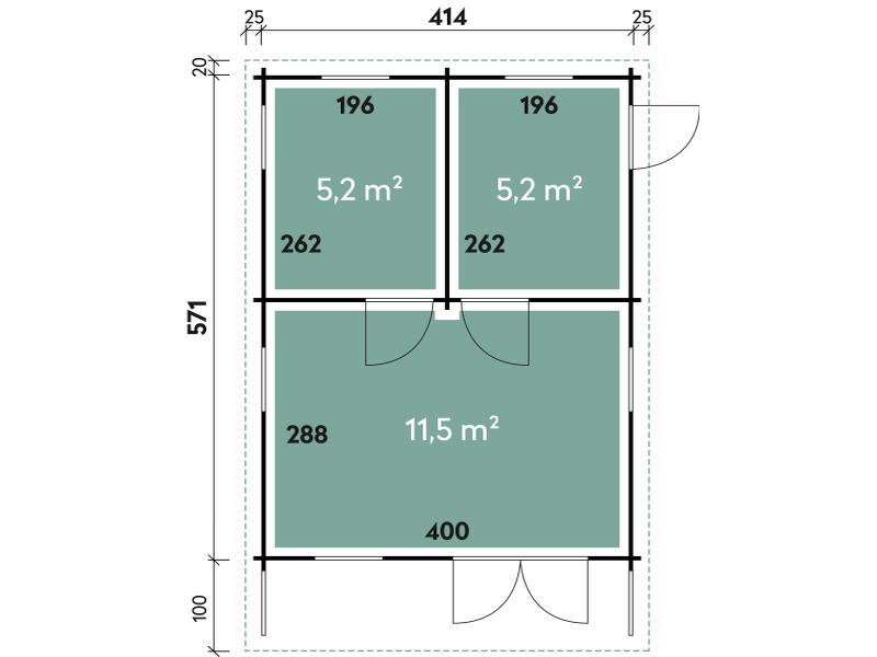 Wolff Finnhaus Ferienhaus Göteborg 70-E Klassik