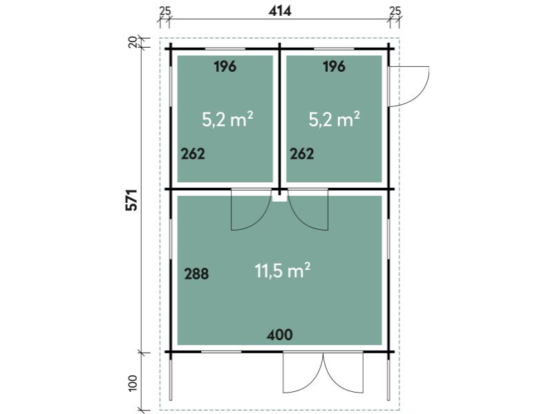 Wolff Finnhaus Ferienhaus Göteborg 70-E Modern
