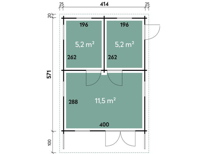 Wolff Finnhaus Ferienhaus Göteborg 70-E Modern