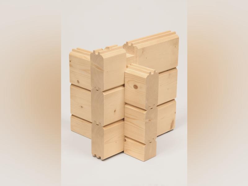 Wolff Finnhaus Ferienhaus Odenwald 70-B mit Schlafboden und Anbau, natur