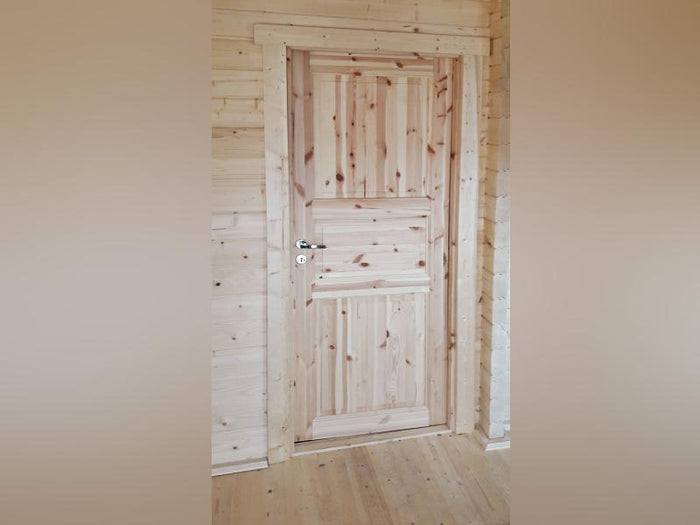 Wolff Finnhaus Ferienhaus Odenwald 70-B mit Schlafboden und Anbau, natur