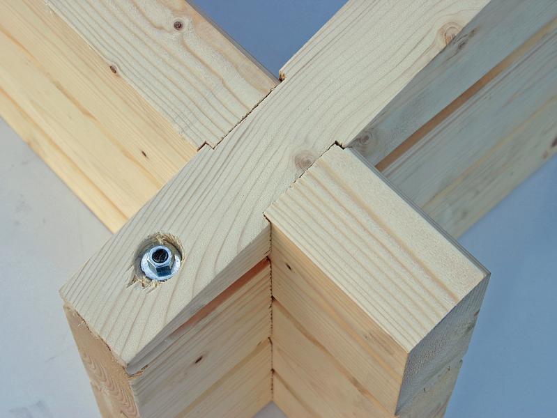 Wolff Finnhaus Ferienhaus Odenwald 92-B mit Schlafboden und Anbau, natur