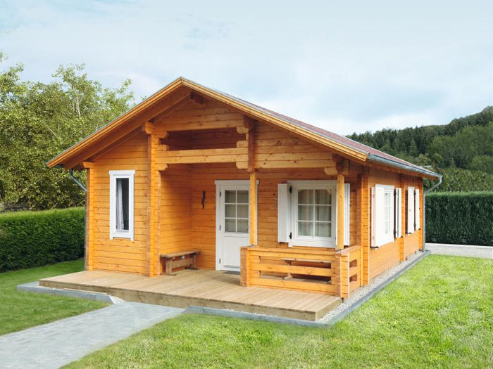 Wolff Finnhaus Ferienhaus Spessart 92-C mit Schlafboden