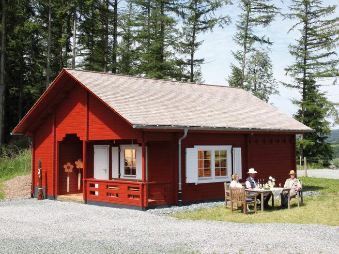 Wolff Finnhaus Ferienhaus Spessart 92-E mit Schlafboden