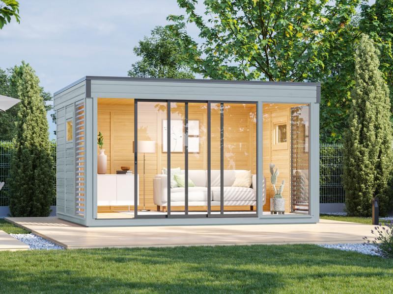 Wolff Finnhaus Finn Cube 4x3 Typ 4 ISO, Hellgrau