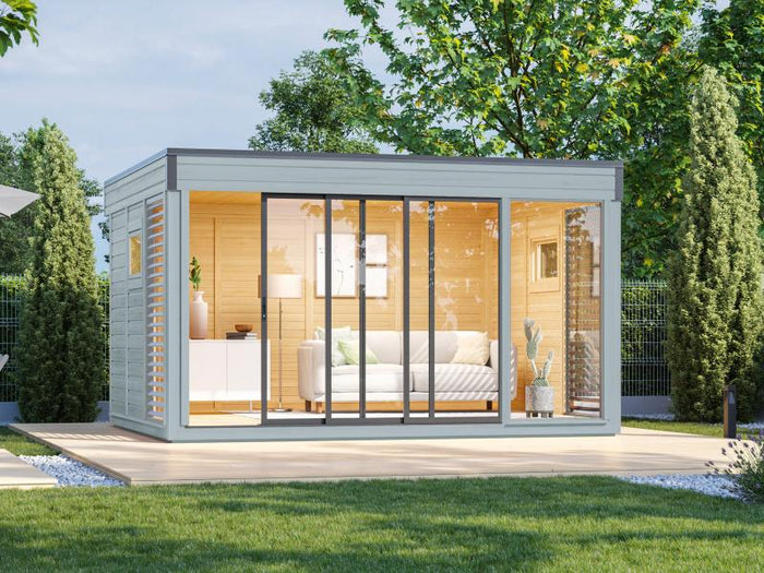 Wolff Finnhaus Finn Cube 4x3 Typ 4 ISO, Hellgrau