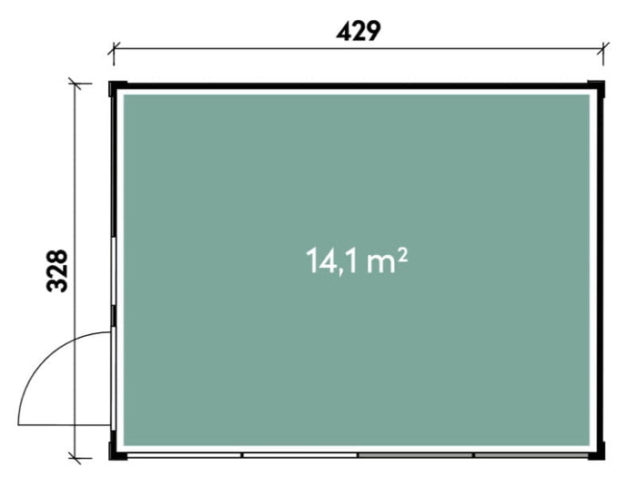 Wolff Finnhaus Finn Cube 4x3 Typ 4 ISO, Kiefer