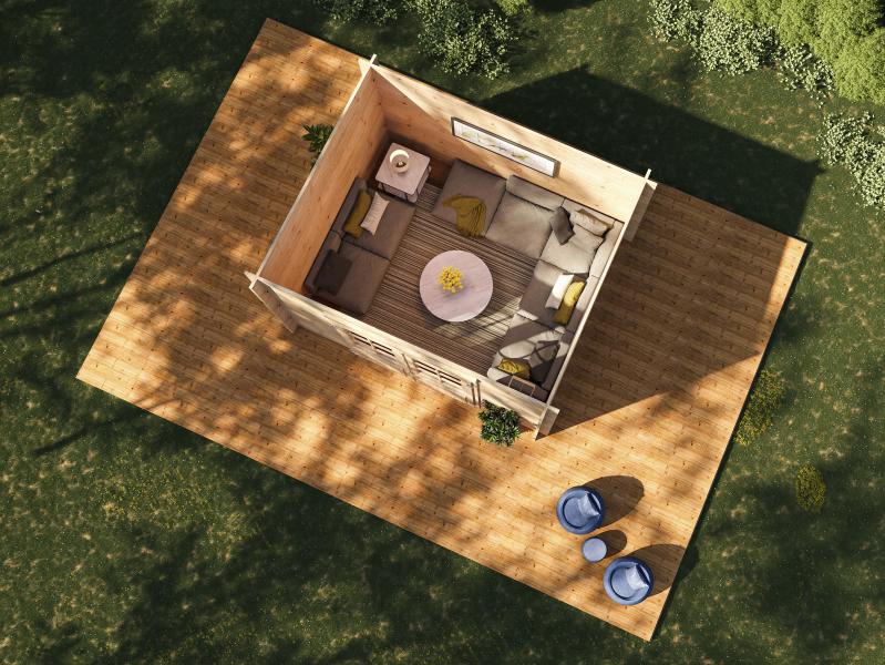 Wolff Finnhaus Garde 2823, 28 mm, inkl. Fußboden