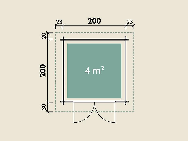 Wolff Finnhaus Gartenhaus Emma 28-A