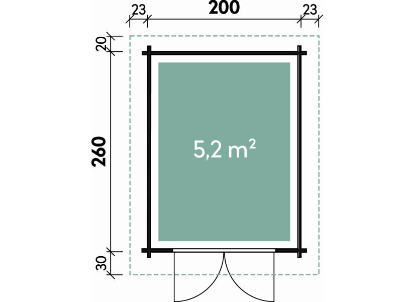 Wolff Finnhaus Gartenhaus Emma 28-B