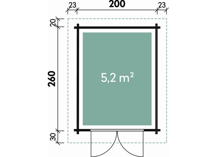 Wolff Finnhaus Gartenhaus Emma 28-B