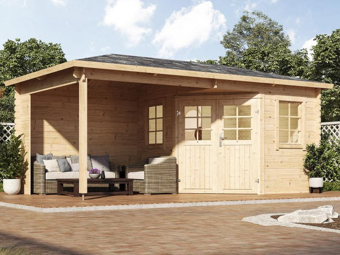 Wolff Finnhaus Gartenhaus Gemma 5025, 28 mm
