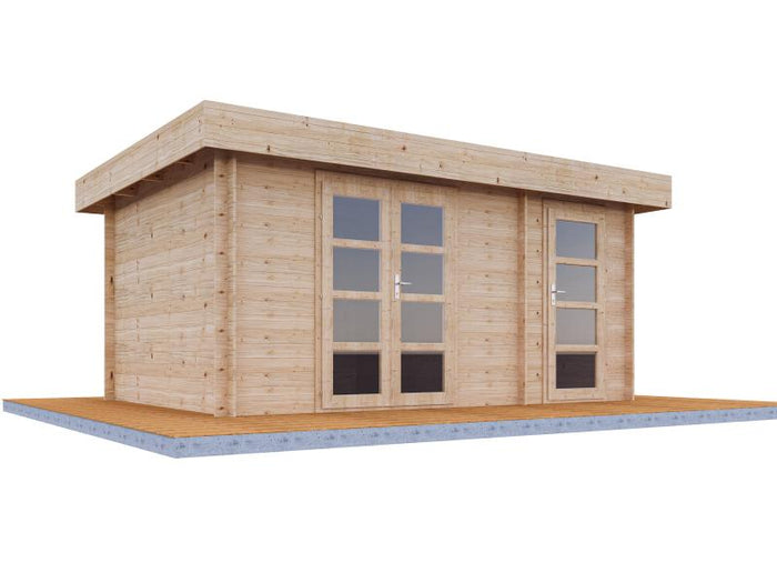 Wolff Finnhaus Gartenhaus Gerlis 4530, 28 mm