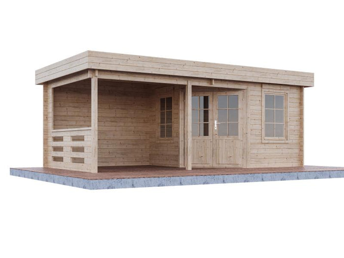 Wolff Finnhaus Gartenhaus Gleda 5628, 40 mm