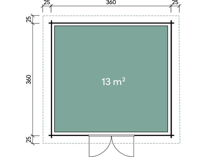 Wolff Finnhaus Gartenhaus Malmö 44-B