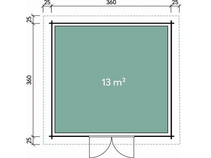 Wolff Finnhaus Gartenhaus Malmö 70-B