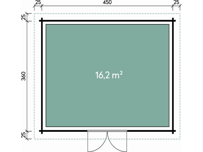 Wolff Finnhaus Gartenhaus Malmö 70-D XL