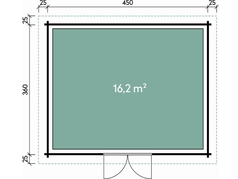 Wolff Finnhaus Gartenhaus Malmö 70-D