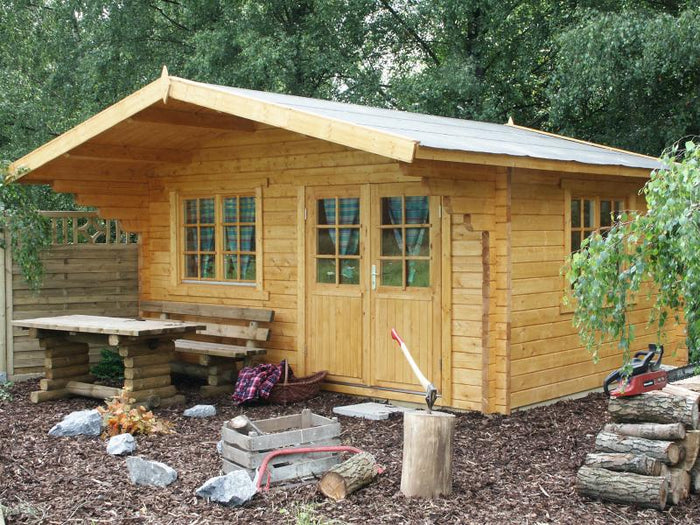 Wolff Finnhaus Gartenhaus Nordkap 44-D XL