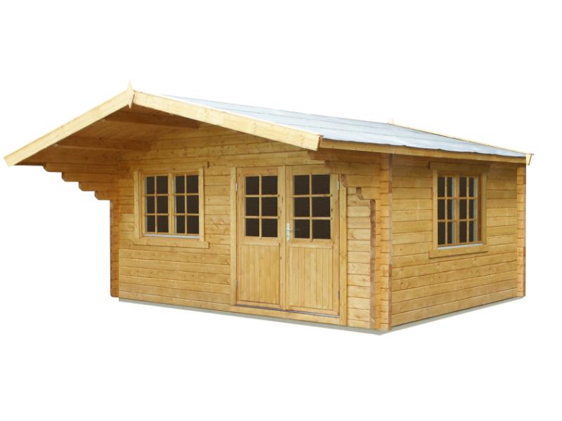 Wolff Finnhaus Gartenhaus Nordkap 44-D XL