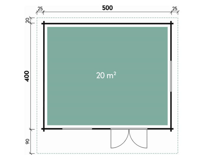 Wolff Finnhaus Gartenhaus Nordkap 70-M